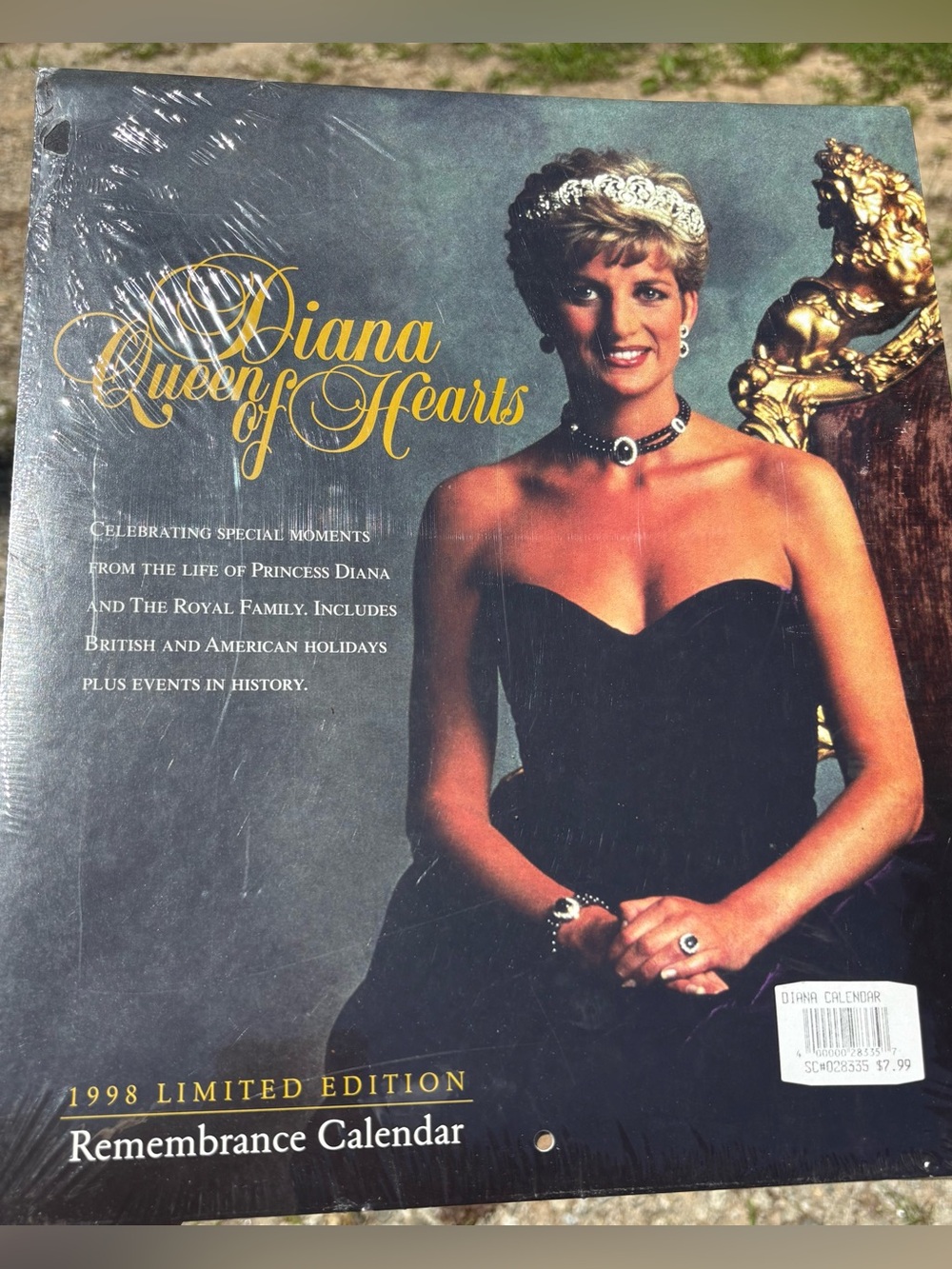 Diana Queen of Hearts 1998 Remembrance Calendar -